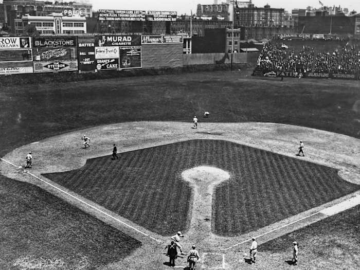 Fenway Park in 1917.