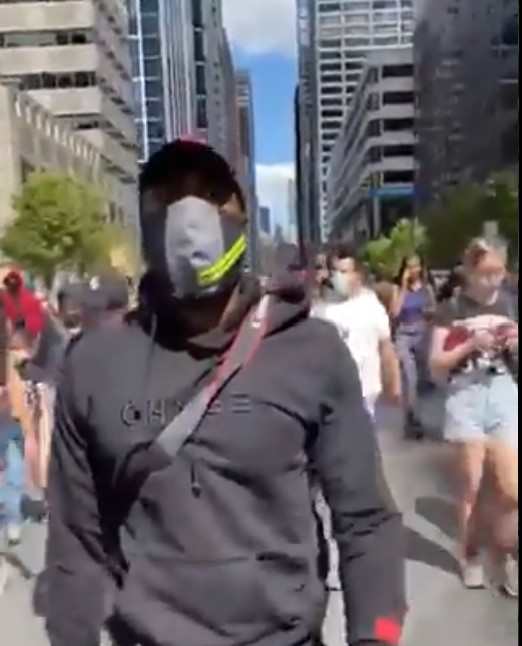 New Orleans Saints Malcolm Jenkins protesting in Philadelphia