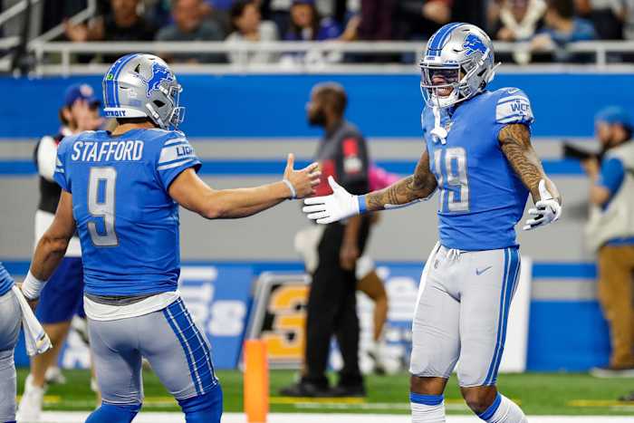 Matthew Stafford and Kenny Golladay