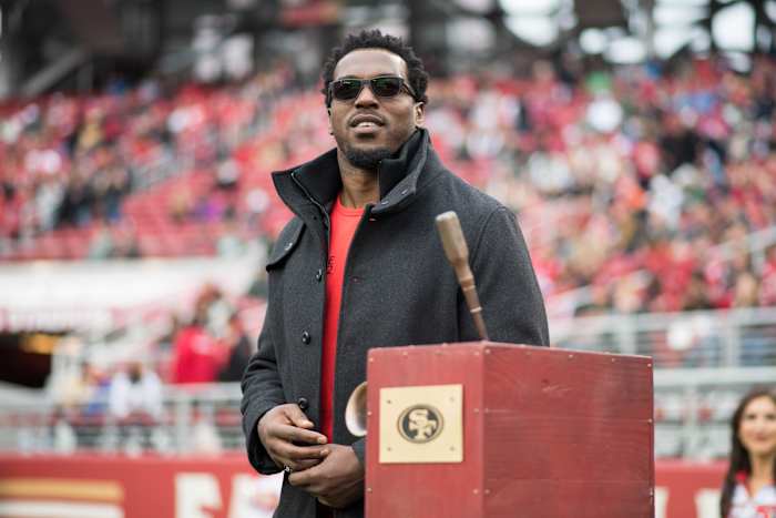San Francisco 49ers former player Patrick Willis before the game against the New York Jets at Levi's Stadium. The Jets defeated the 49ers 23-17 in overtime. (Kyle Terada-USA TODAY Sports)