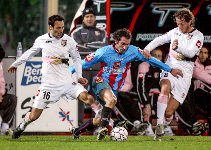 The match between Catania and Palermo in 2007 sparked violent riots that resulted in a new rule, banning fans from games.