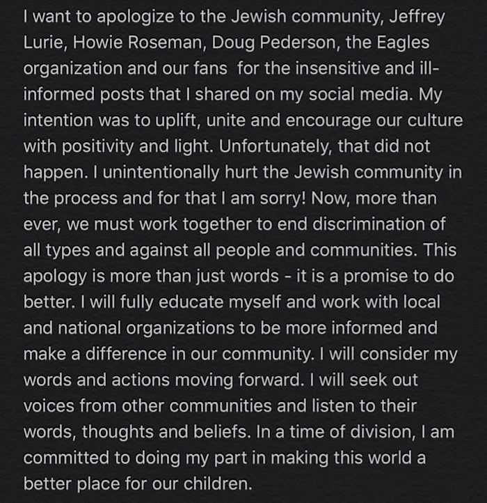 DeSean Jackson's second apology
