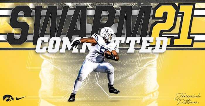 3-star defensive tackle Jeremiah Pittman gives the Hawkeyes a boost defensively in their 2021 class.