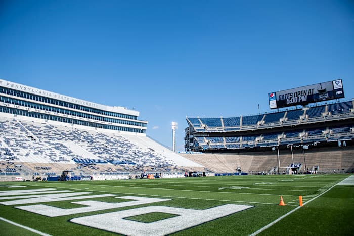 A general view of Penn State's Beaver Stadium.