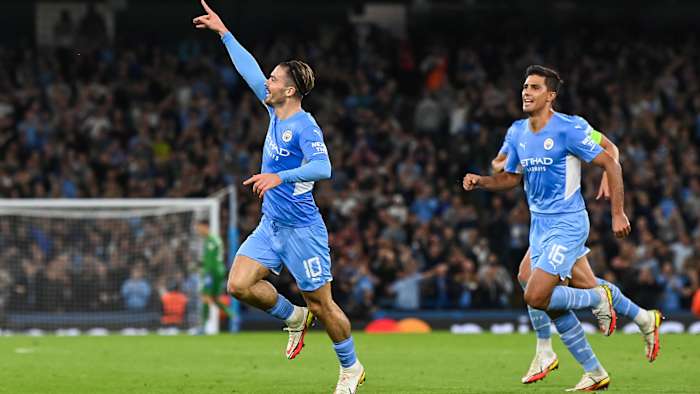 Jack Grealish scores for Manchester City