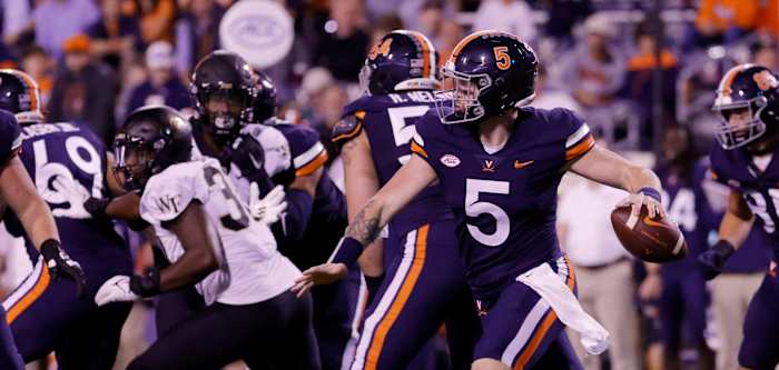 Brennan Armstrong Virginia Cavaliers football quarterback