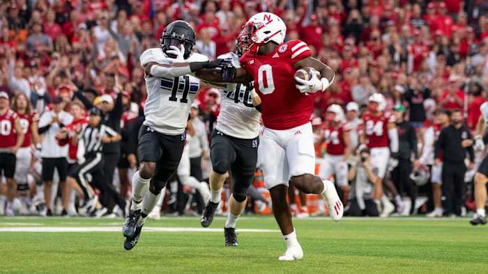 Jaquez Yant 1Q run 2021 Northwestern 1