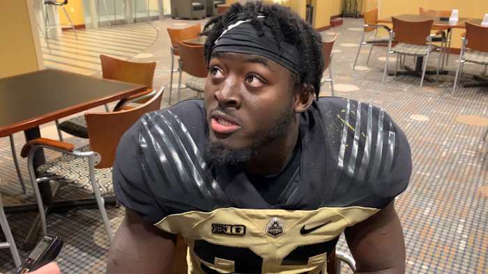 Purdue Running Back King Doerue Following Loss to Minnesota