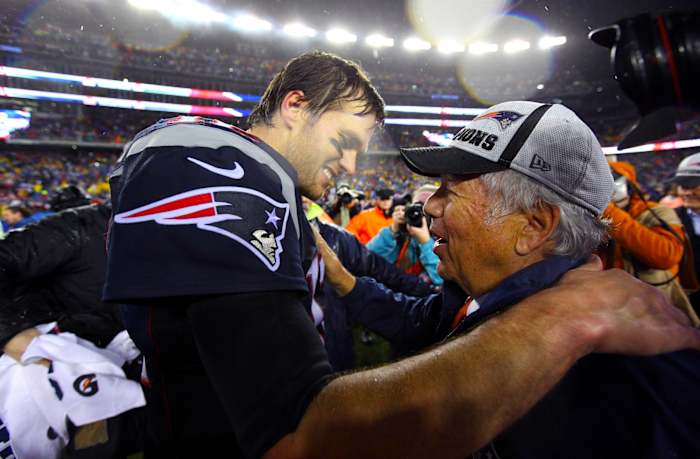 Brady with Kraft during happier times.