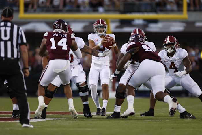 Bryce Young, Alabama football, Mississippi State 2021