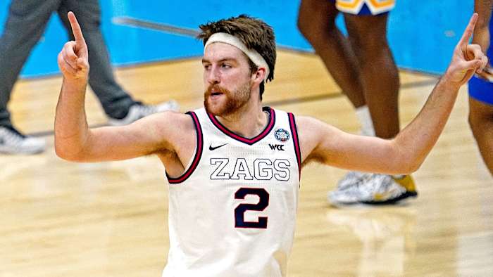 Gonzaga's Drew Timme during the Final Four