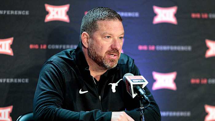 Texas coach Chris Beard at Big 12 media days