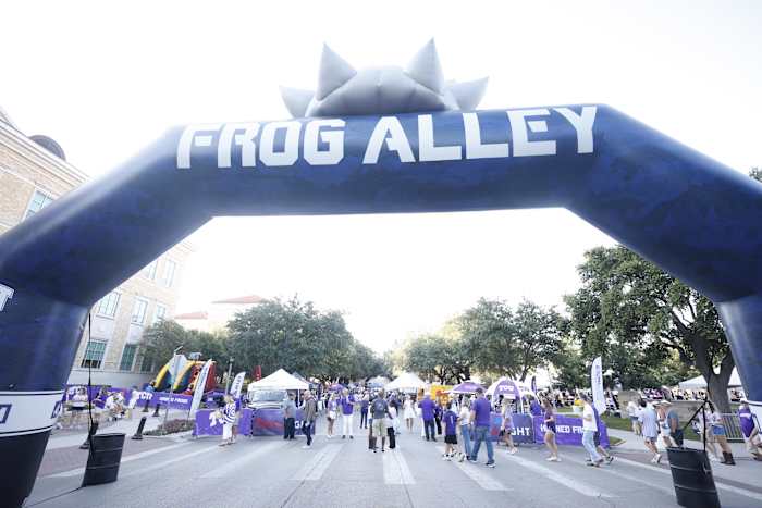 Frog Alley pregame before a TCU football game