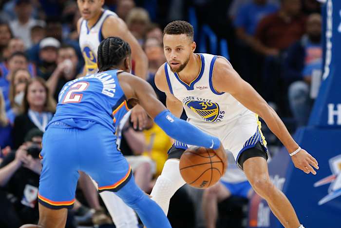 Shai Gilgeous-Alexander, Steph Curry, Golden State Warriors