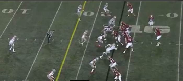 Zach Harrison Explodes off the line