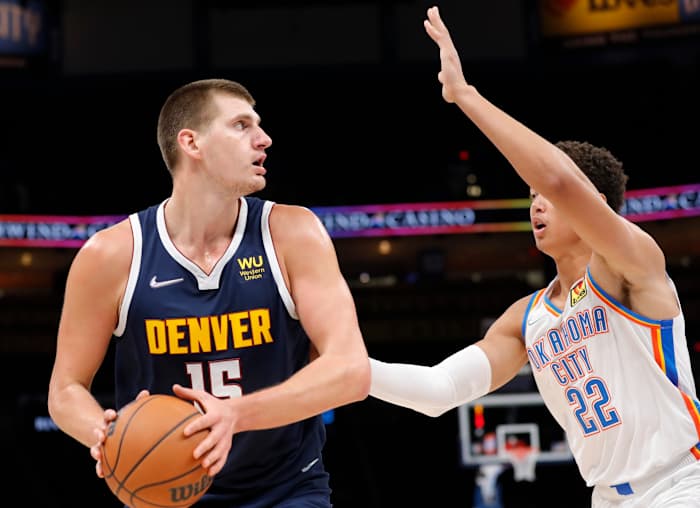Isaiah Roby, Nikola Jokic, Denver Nuggets