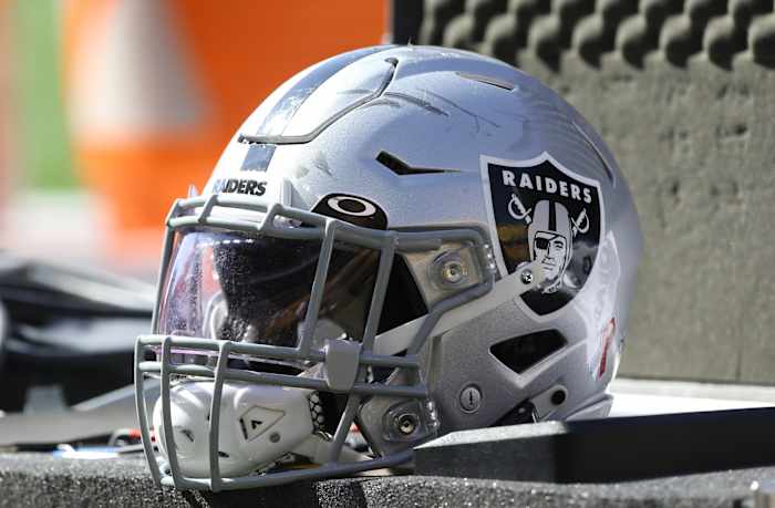 Las Vegas Raiders helmet