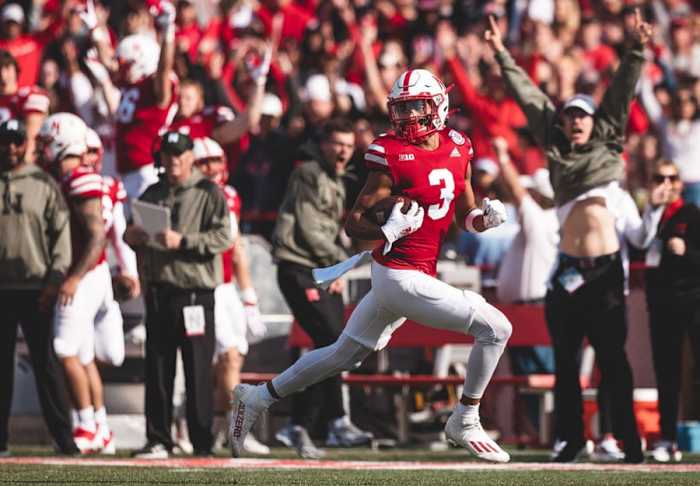 Samori Toure TD vs Ohio State 2021-gamepage