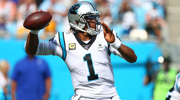 Quarterback Cam Newton is returning to the Carolina Panthers