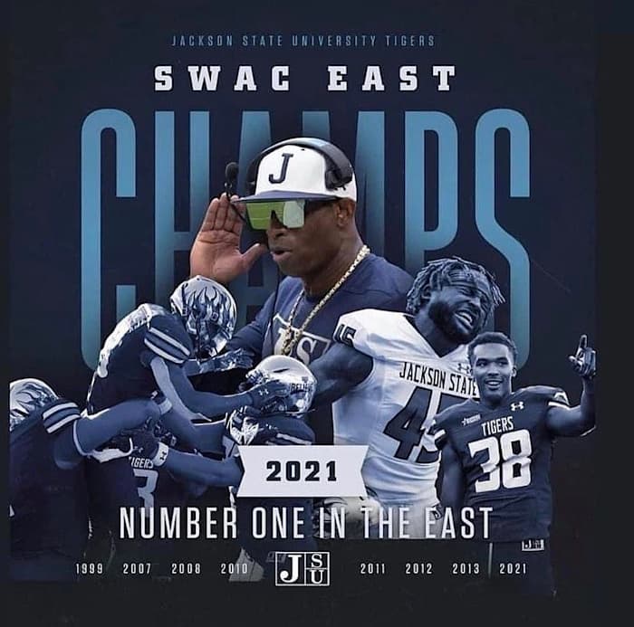 Jackson State Tigers - 2021 SWAC East Champions