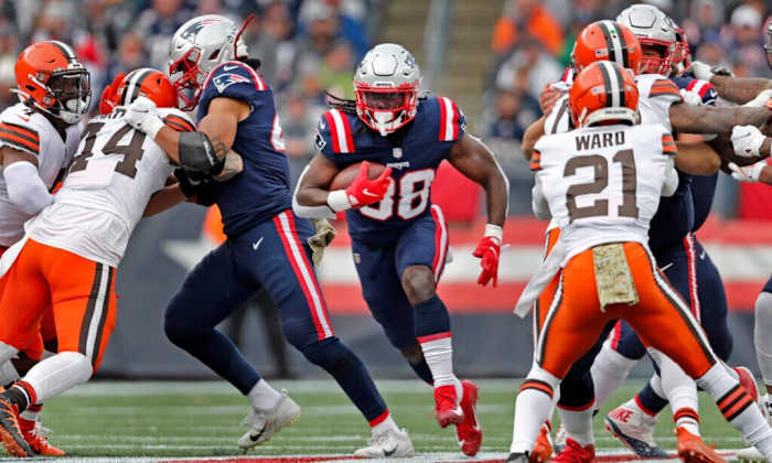 Patriots RB Rhamondre Stevenson