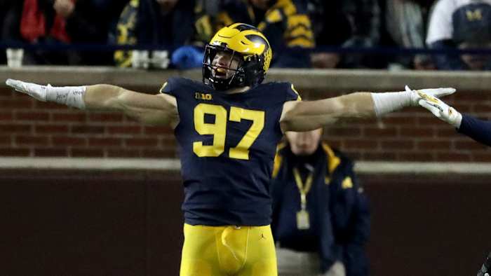 Aidan Hutchinson Atlanta Falcons Draft Prospect