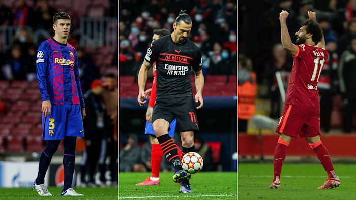 Barcelona, AC Milan and Liverpool compete in the UEFA Champions League