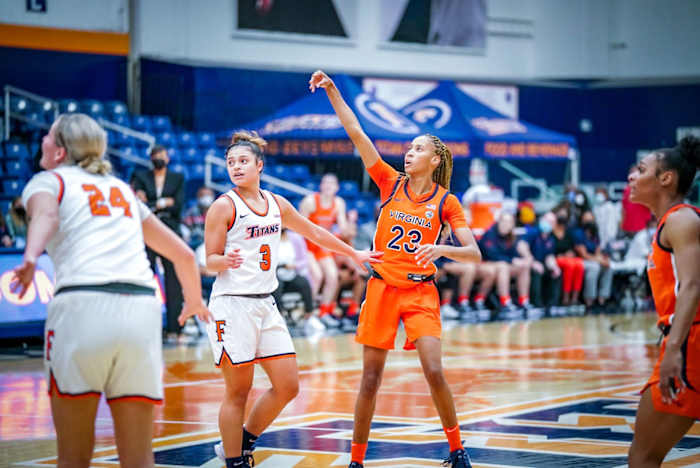 Amandine Toi Virginia Cavaliers women's basketball