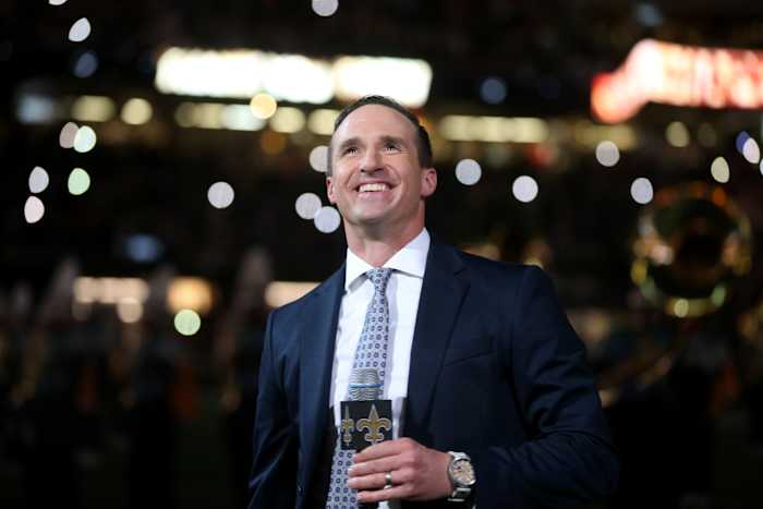 Former New Orleans Saints quarterback Drew Brees