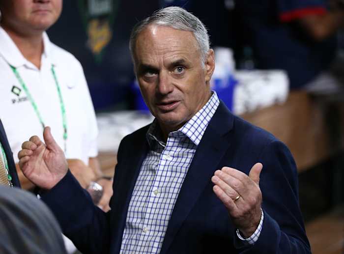 MLB commissioner Rob Manfred has recently said a lockout could actually help talks move forward.