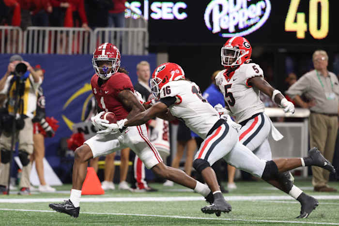 Georgia could not keep up with Jameson Willaims from Alabama