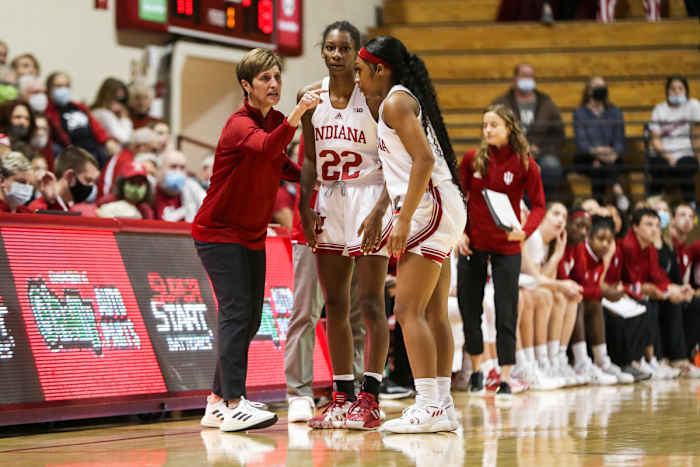 Teri Moren, Chloe Moore-McNeil and Kaitlin Peterson