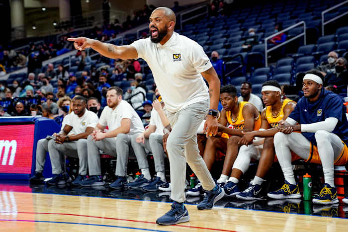 Coppin State coach Juan Dixon