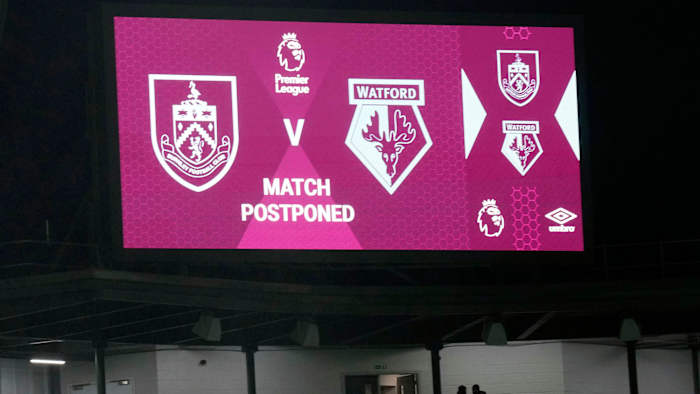 Watford and Burnley were supposed to play Wednesday
