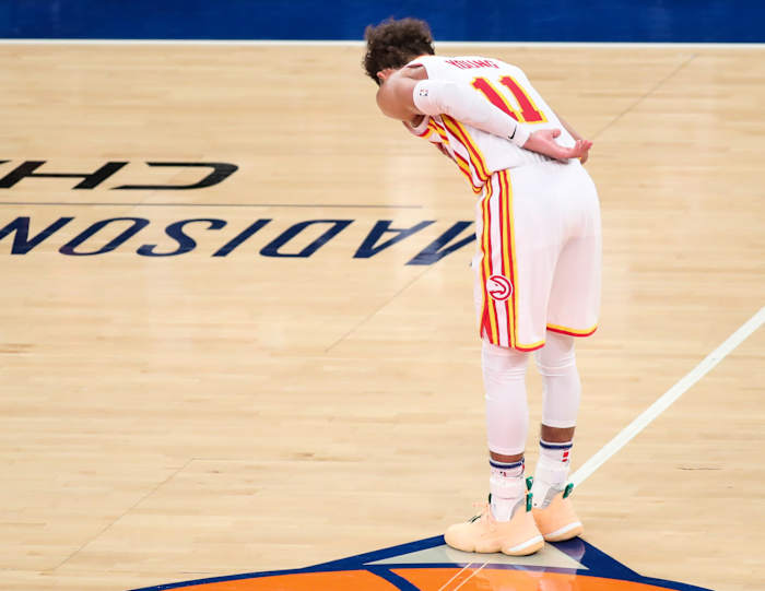 Trae Young and the Atlanta Hawks return to Madison Square Garden to play the New York Knicks on Christmas Day 2021.