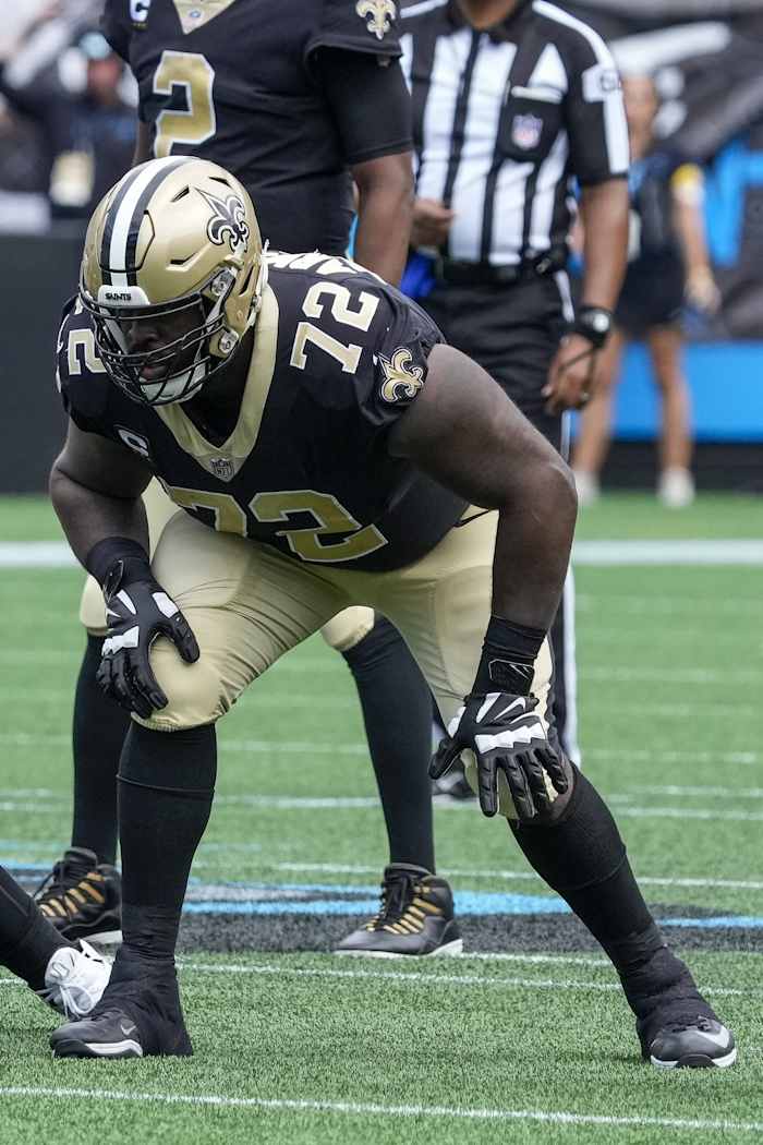 New Orleans Saints offensive tackle Terron Armstead (72). Mandatory Credit: Jim Dedmon-USA TODAY Sports