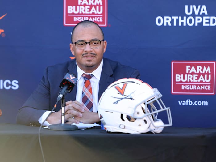 Tony Elliott Virginia Cavaliers football