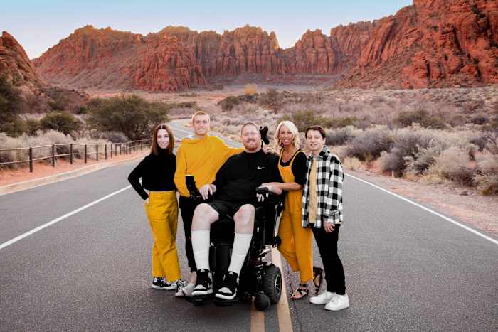 From left: Haylie, Dubbie, Shawn, Carrie and Max.