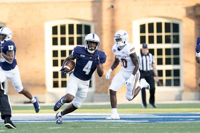 Get to know the do-it-all standout Montrell Washington has been an offensive weapon for Samford, starring as a wide receiver/return man specialist.