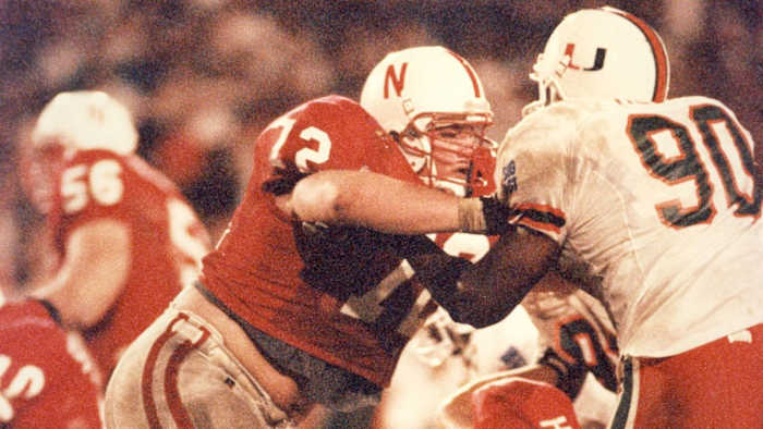 Zach Wiegert vs Miami 1995 Orange Bowl