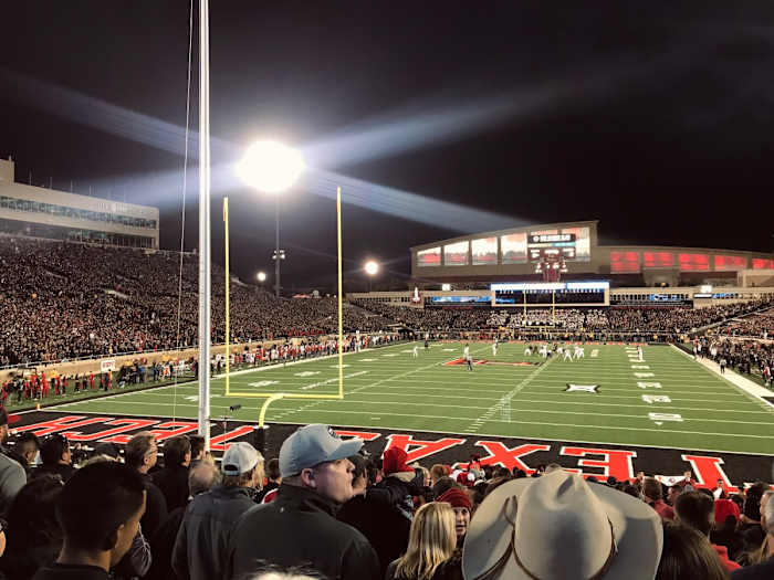 Texas Tech hosts Kyler Murray and a top-10 Oklahoma team, 2018. Photo: Road to CFB.