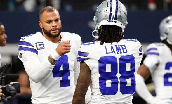 Dak Prescott and CeeDee Lamb