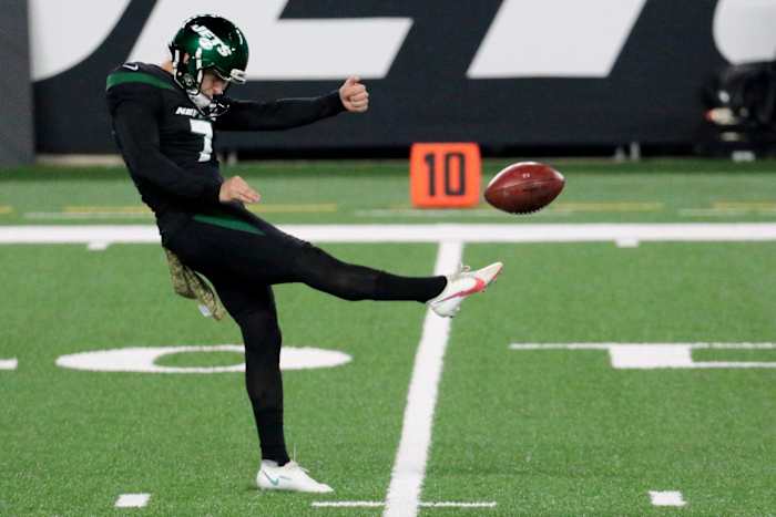 New York Jets punter Braden Mann