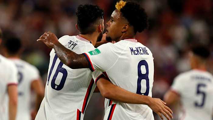 USMNT's Weston McKennie and Ricardo Pepi