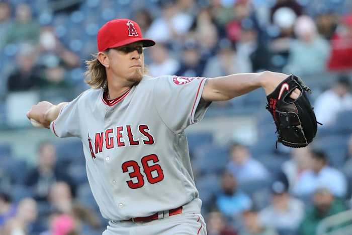 Los Angeles Angels pitcher Jered Weaver