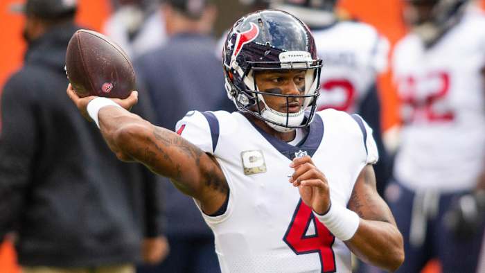Houston Texans quarterback Deshaun Watson takes part in a shootout against Cincinnati quarterback Brandon Allen. The Bengals pulled out the win, 37-31.