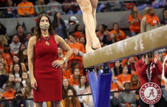Dana Duckworth eyeing the beam competition