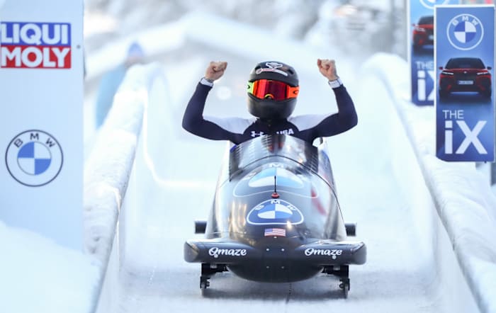 Humphries enters her fourth Olympics with two gold and one bronze medal. 