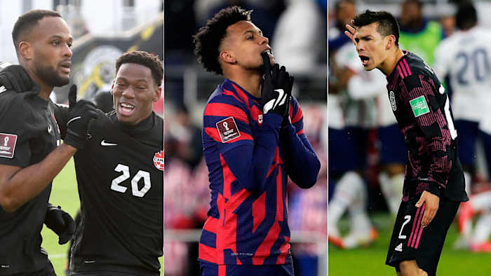 Canada, the USA and Mexico are in position to qualify for the 2022 World Cup