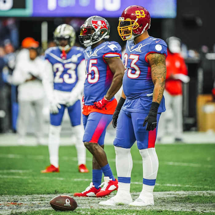 Left to Right: Marshon Lattimore, Devin White, Jonathan Allen